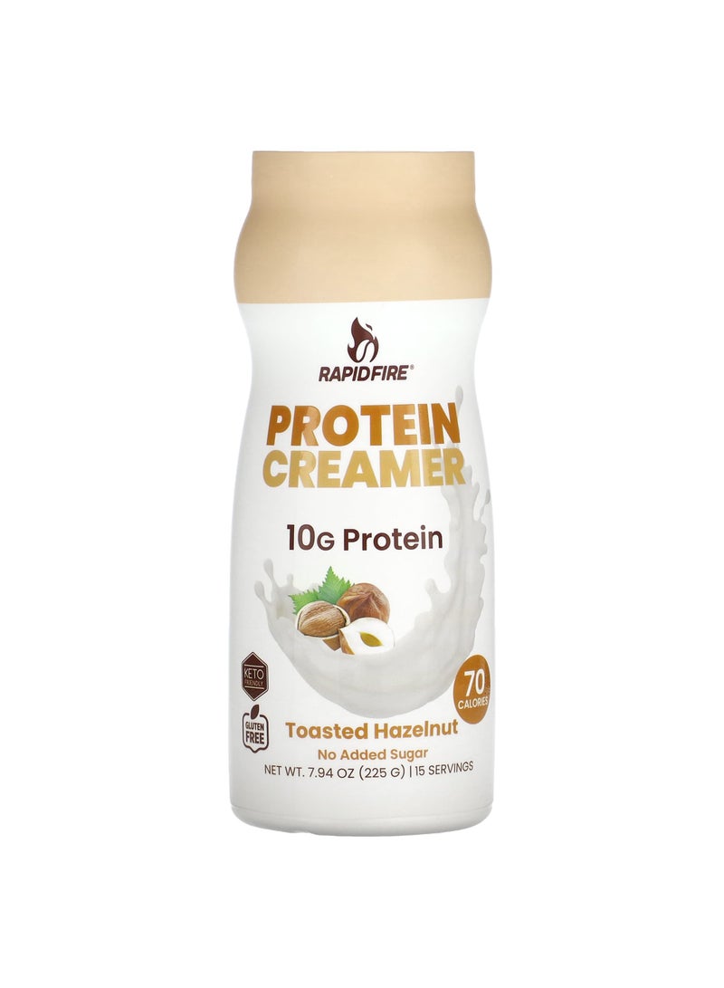 Protein Creamer, Toasted Hazelnut , 7.94 oz (225 g)